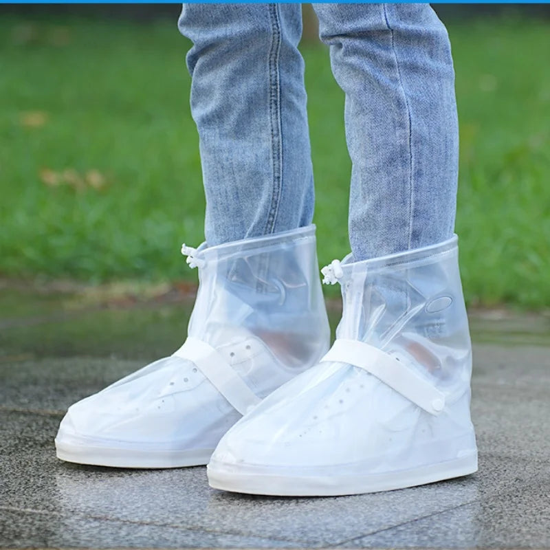 Waterproof Rain Shoes Cover Reusable Non-Slip Cycling Hiking Boot Covers Pants Shoes Protectors Rain Snow Wet Sand Boots Cover