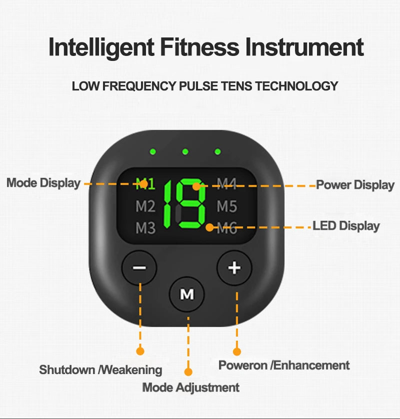 Waist Massager USB Charging Electric Arm Hip Leg Trainer Weight Loss Shaping Fitness Massager Equipment Portable Shaper Belt