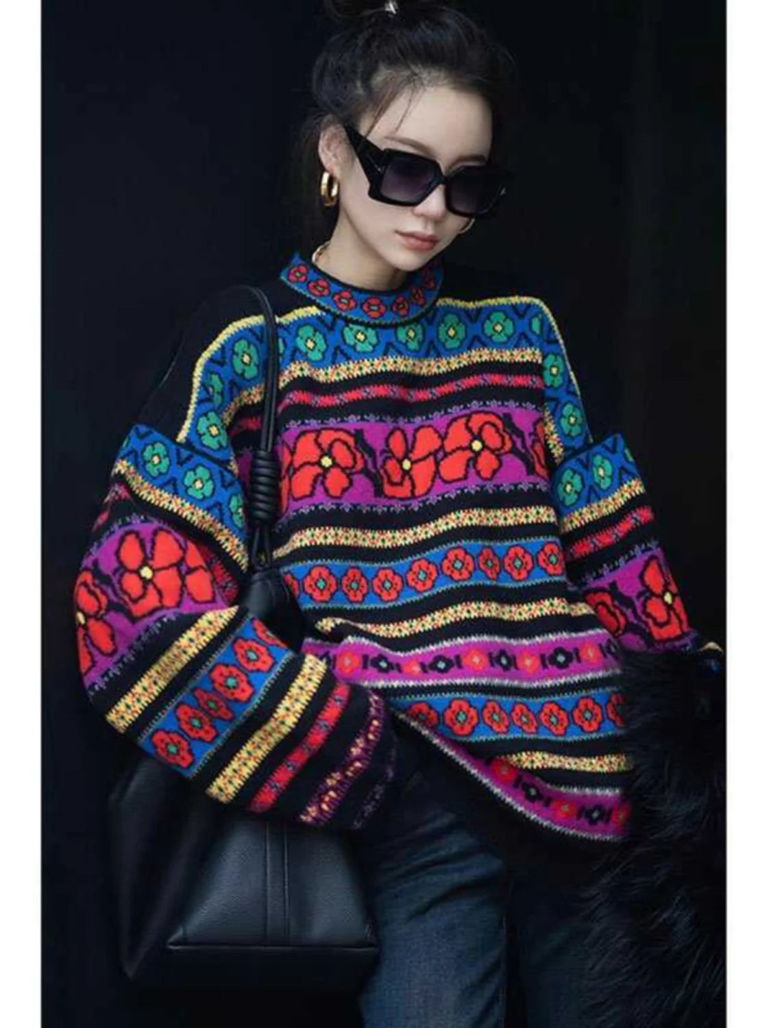 Knitted Sweater with Pullover Women's Autumn and Winter Outfitsnew Hot Items Thick and Lazy Bottom Women's Shirt Sweaters