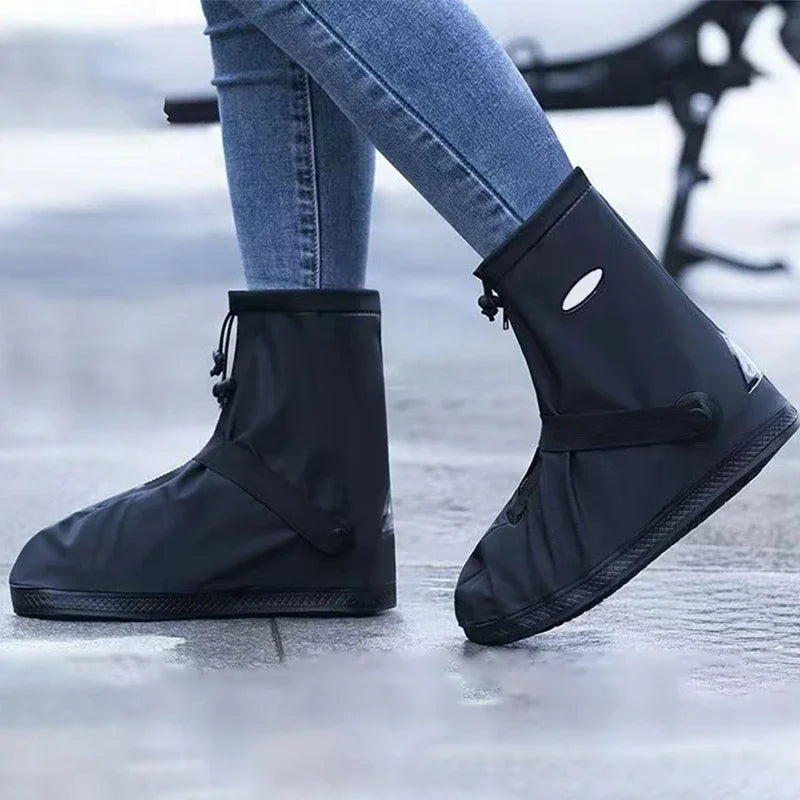 Waterproof Rain Shoes Cover Reusable Non-Slip Cycling Hiking Boot Covers Pants Shoes Protectors Rain Snow Wet Sand Boots Cover