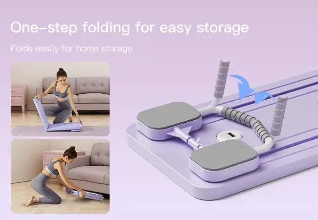 Ab Exercise Board, Home Pilates Reformer for Abdominal and Core Strength Training