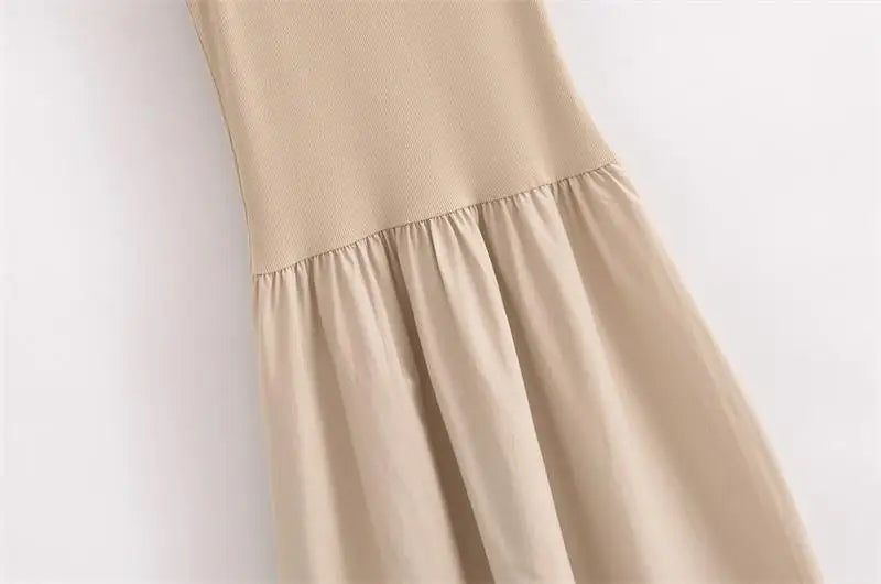 Dresses Summer Women's 2025 New Chic Slim Simple Elegant Holiday Dress Street Women's Comfortable Youth Travel Dress