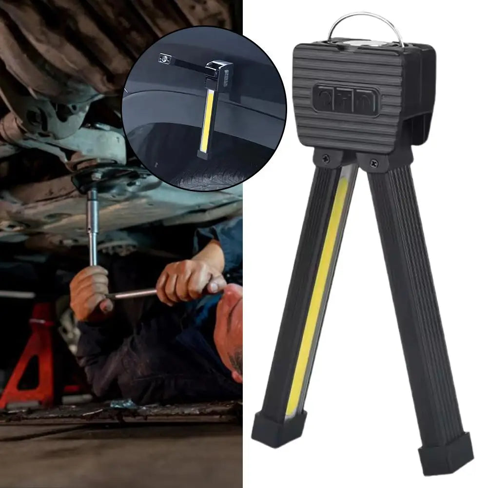 Gym Lamp For Posing,7th Gear Dimming,Portable Magnet LED Flashlight With Hook Car Accessories Hot Sale W3B7