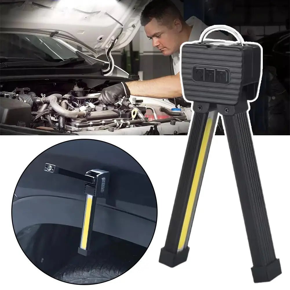 Gym Lamp For Posing,7th Gear Dimming,Portable Magnet LED Flashlight With Hook Car Accessories Hot Sale W3B7