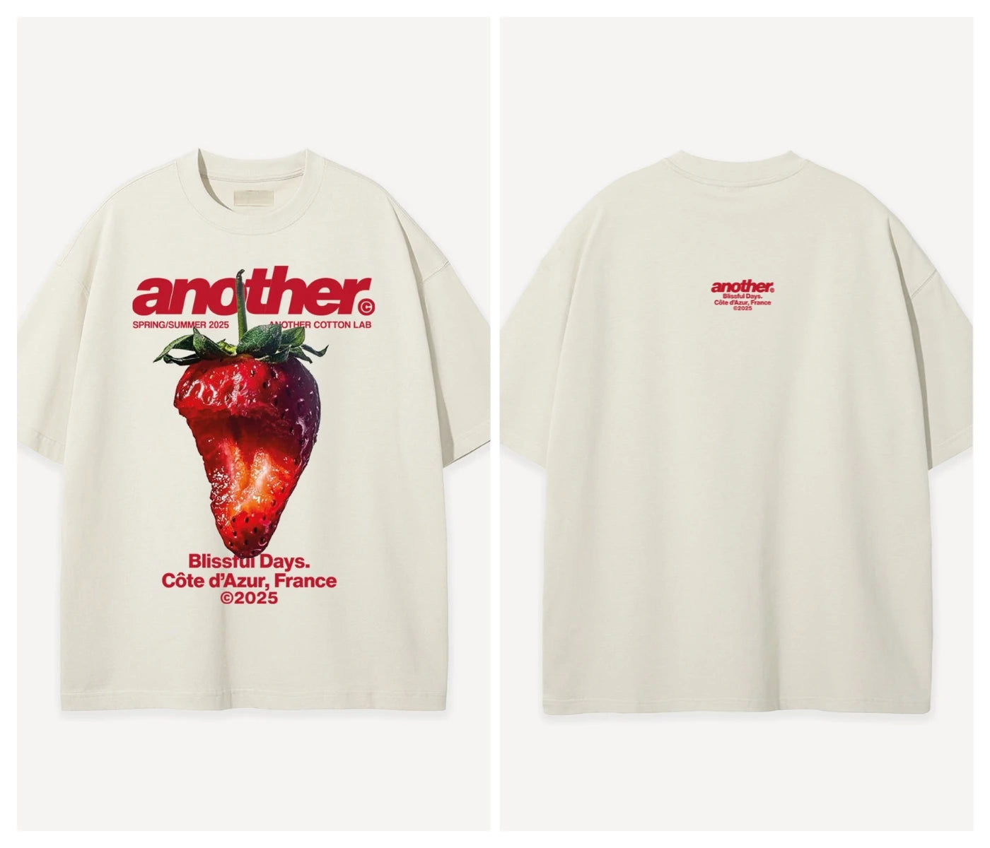 German Fashion Brand Women T-shirts Another Brand Top Trendy Street Oversized T-shirts Casual Cotton High End Tee Summer Clothes