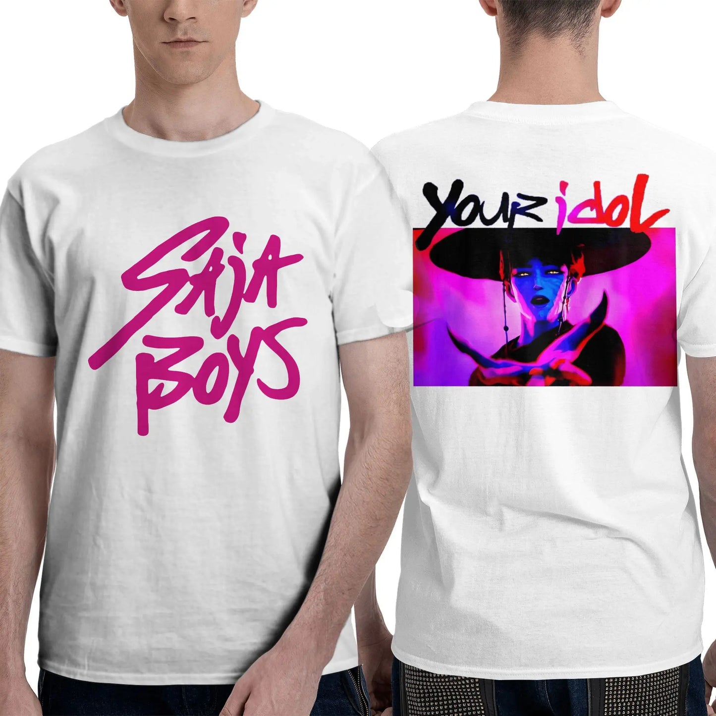 Men Women's T Shirt Saja Boys Demon Kpop Demon Hunters T Shirts Trending  Summer Tees Vintage Loose Cotton Tops Plus Size 2XL