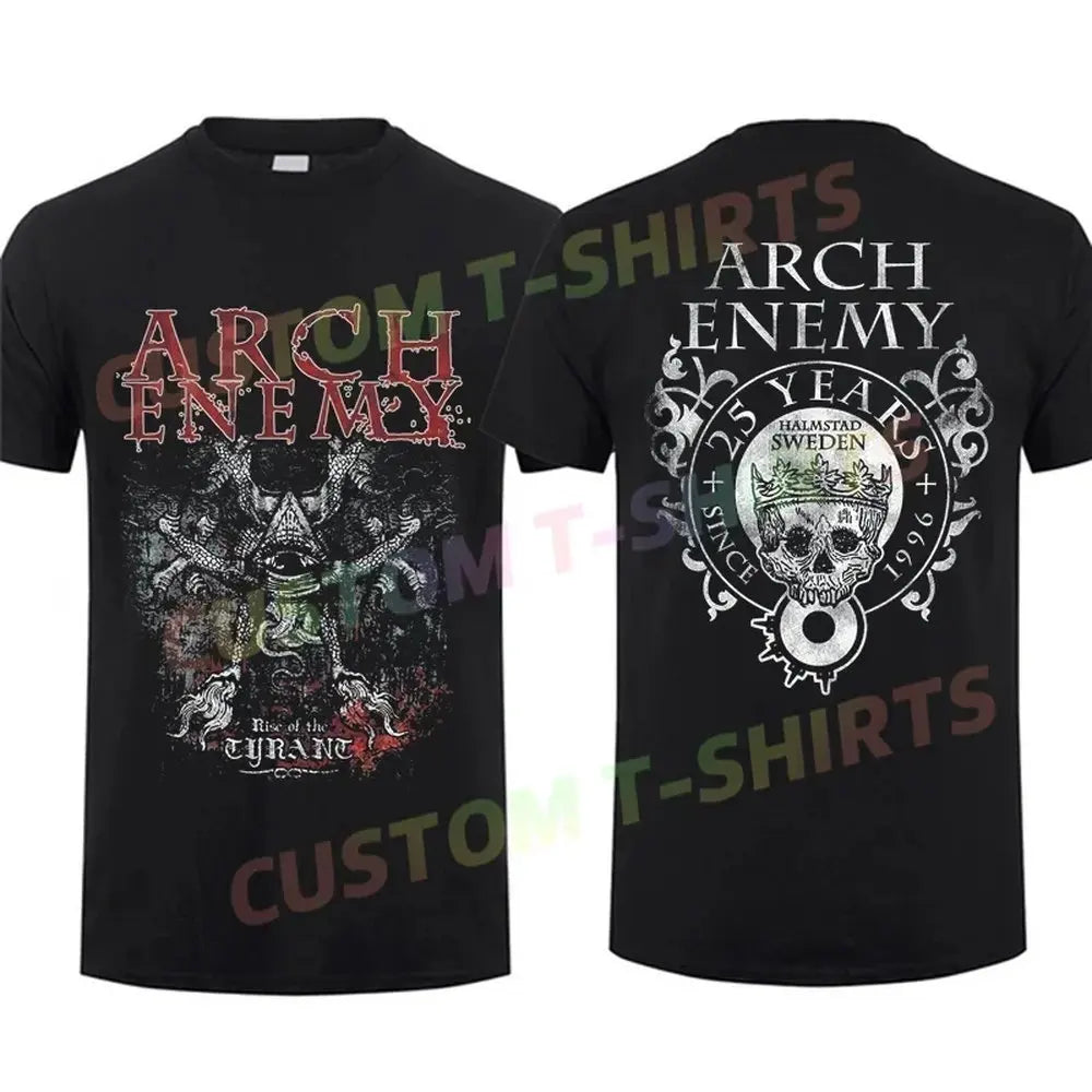 music t-shirts-Arch Enemy-Amazing Tees women man clothes Streetwear Hip Hop 2025new Oversized unisex