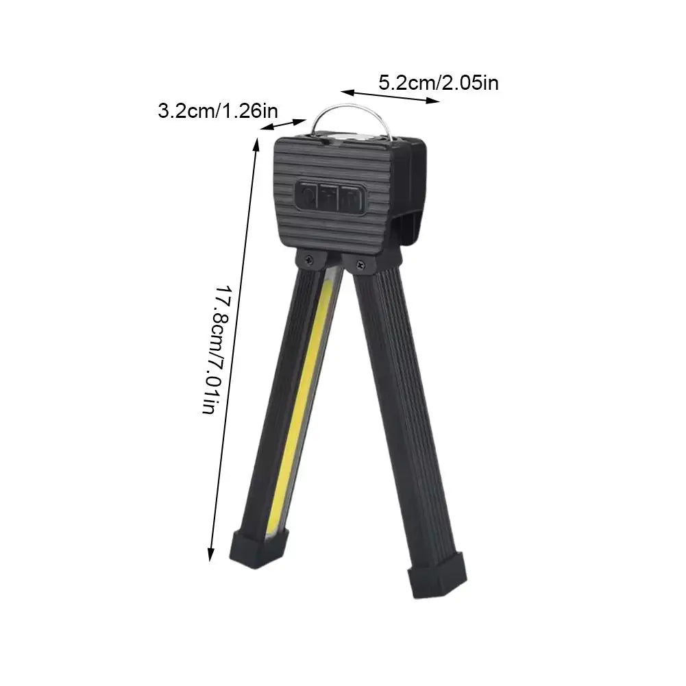 Gym Lamp For Posing,7th Gear Dimming,Portable Magnet LED Flashlight With Hook Car Accessories Hot Sale W3B7