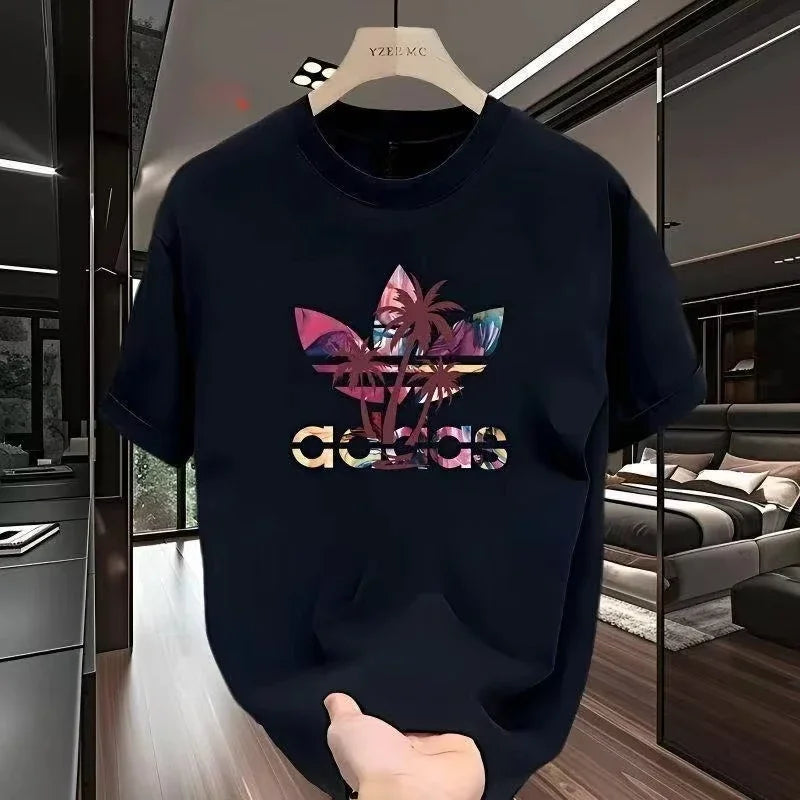 Summer Trendy and Fashionable Printed T-shirts for Men and Women, Comfortable and Breathable for Outdoor Wear for Both Genders