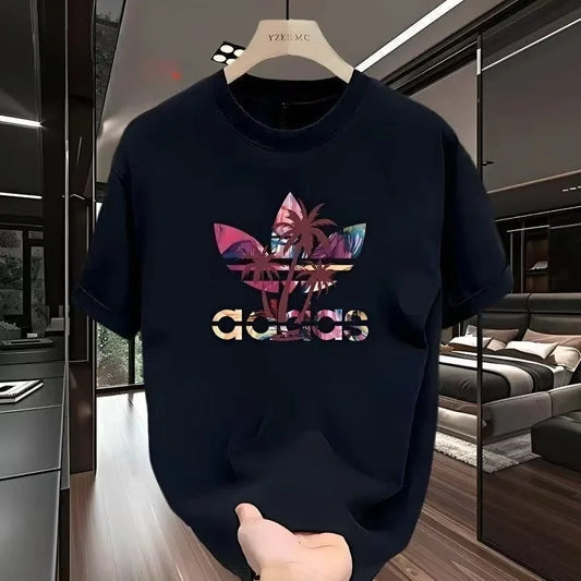 Summer Trendy and Fashionable Printed T-shirts for Men and Women, Comfortable and Breathable for Outdoor Wear for Both Genders