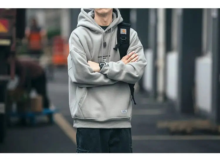 Slouchy hooded sweaters for men in winter American knitwear sweater port vibe small crowd high street lovers sweater trend top