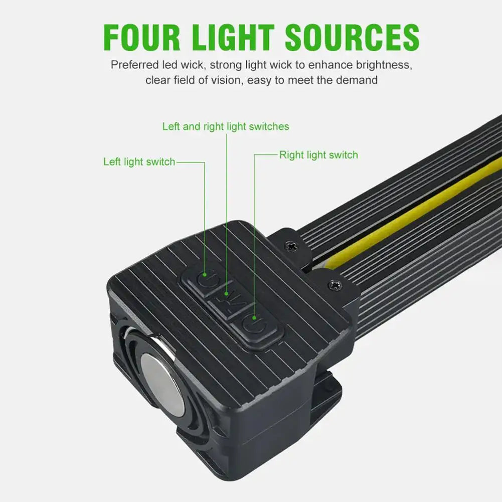Gym Lamp For Posing,7th Gear Dimming,Portable Magnet LED Flashlight With Hook Car Accessories Hot Sale W3B7