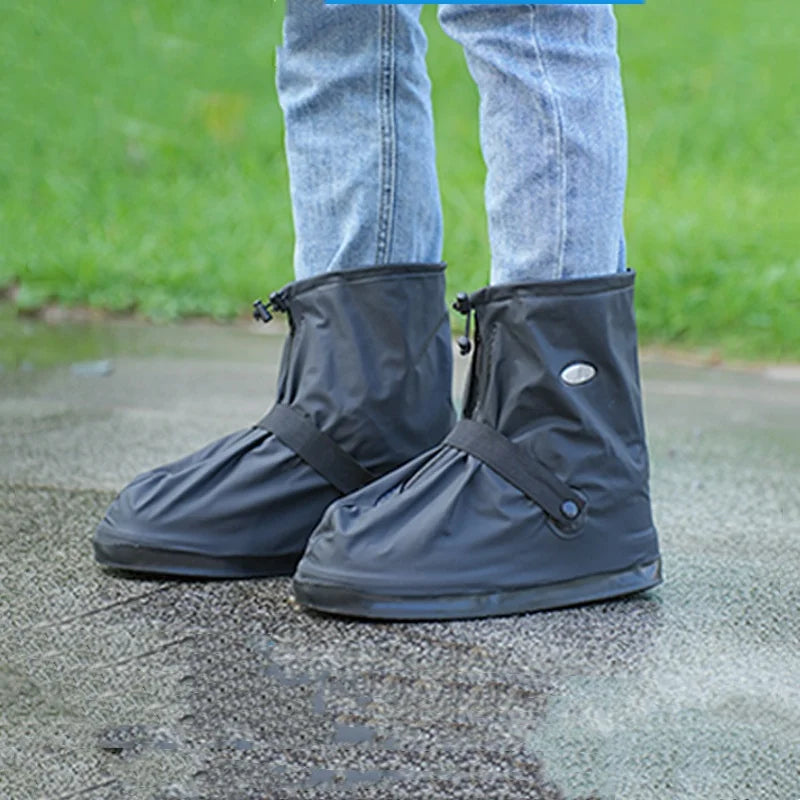 Waterproof Rain Shoes Cover Reusable Non-Slip Cycling Hiking Boot Covers Pants Shoes Protectors Rain Snow Wet Sand Boots Cover