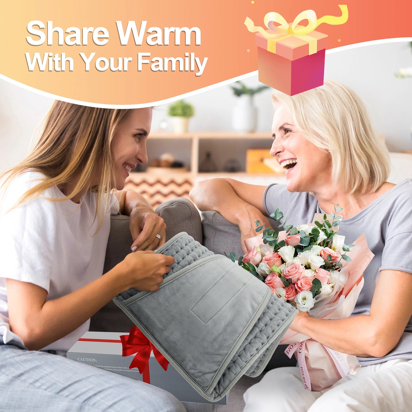 Electric Heating Pad Waist Back Warm Pad 9-level Temperature Control Waist Belt Office Home Gift Winter Warming Back Hand Warmer