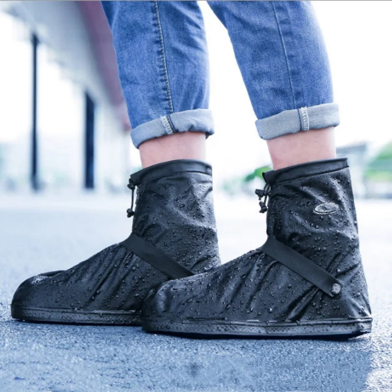 Waterproof Rain Shoes Cover Reusable Non-Slip Cycling Hiking Boot Covers Pants Shoes Protectors Rain Snow Wet Sand Boots Cover