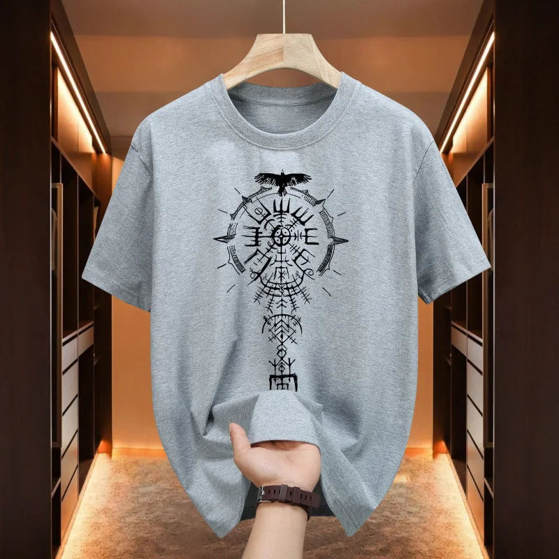 2025 New Trend Men's T-shirt Spring Summer Daily Casual Fashion Tees Male Home Outdoor Comfort Cool Top Vintage