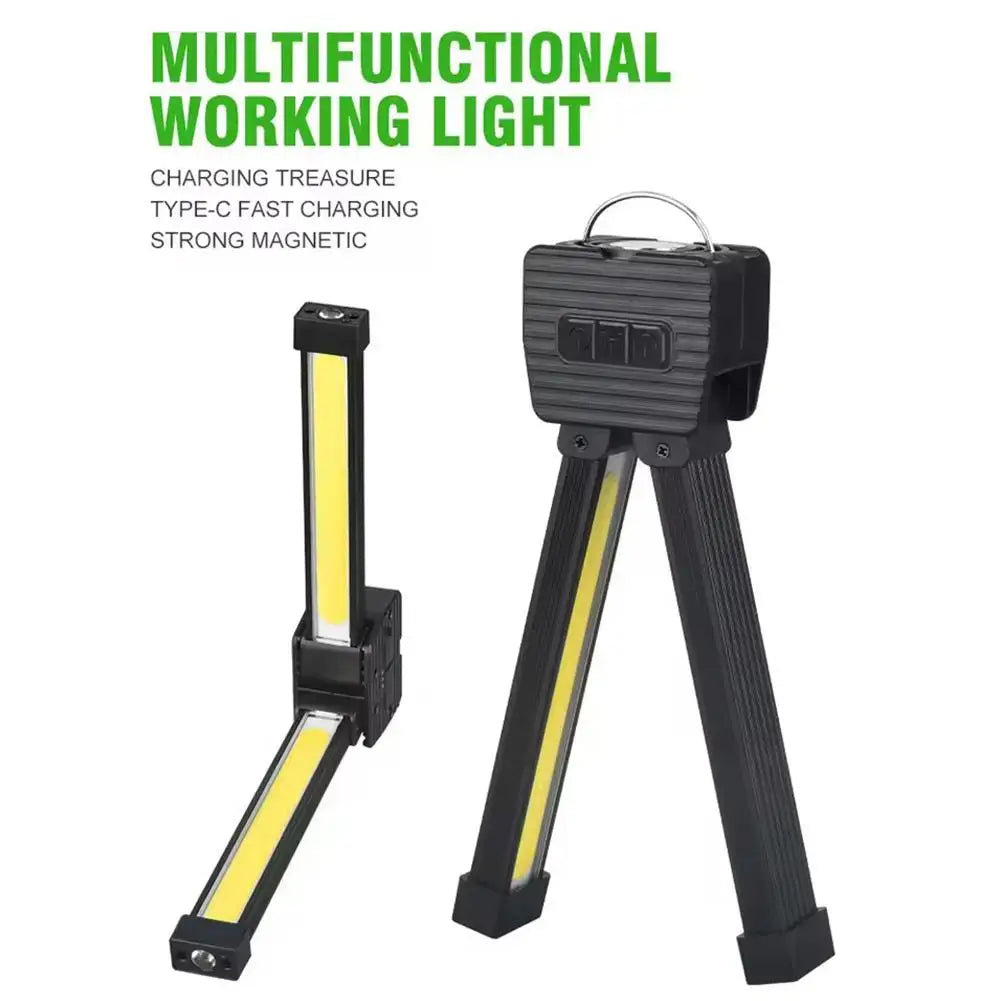Gym Lamp For Posing,7th Gear Dimming,Portable Magnet LED Flashlight With Hook Car Accessories Hot Sale W3B7
