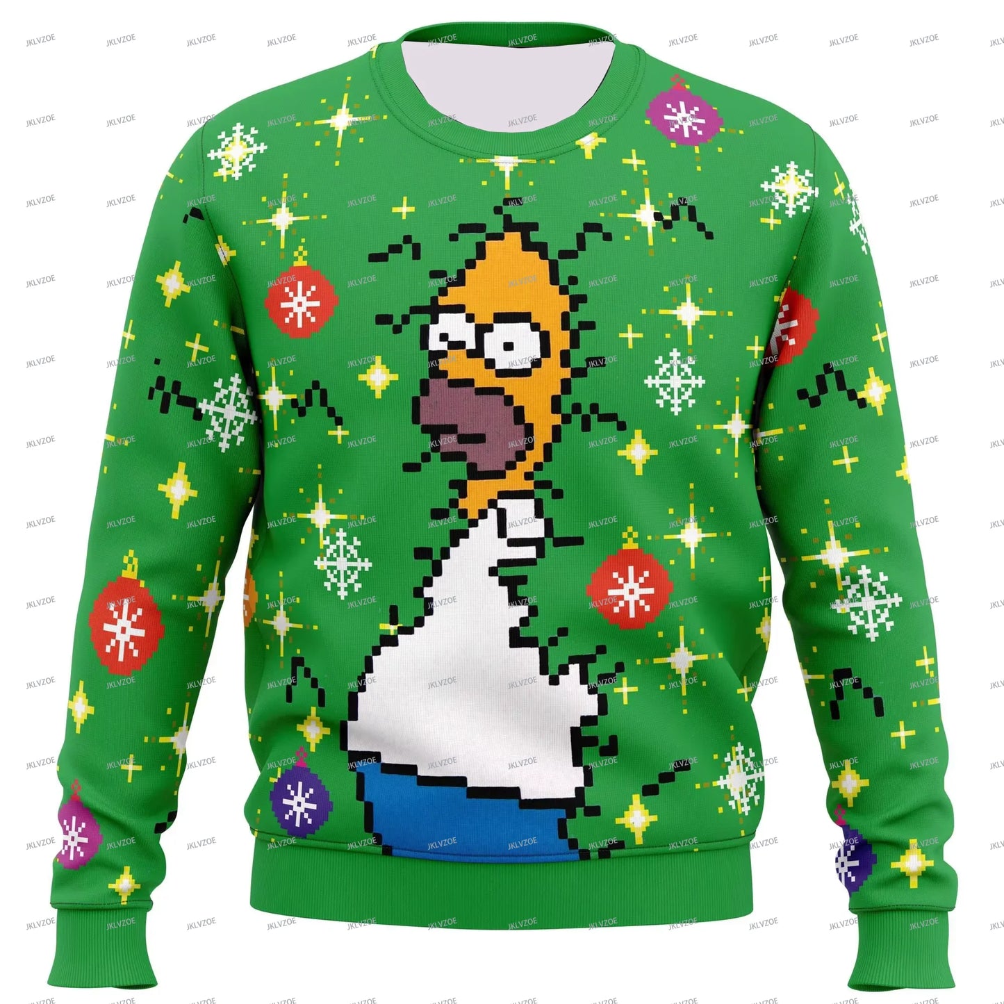 Autumn The Simpsons Ugly Christmas Sweatshirt Cartoon Anime Women Men Pullover Tops 2025 New Fashion Couple Sweatshirt Pullovers