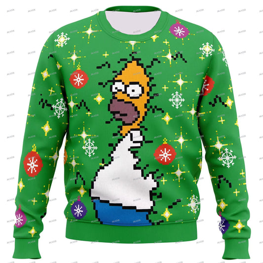 Autumn The Simpsons Ugly Christmas Sweatshirt Cartoon Anime Women Men Pullover Tops 2025 New Fashion Couple Sweatshirt Pullovers