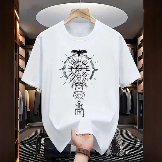 2025 New Trend Men's T-shirt Spring Summer Daily Casual Fashion Tees Male Home Outdoor Comfort Cool Top Vintage