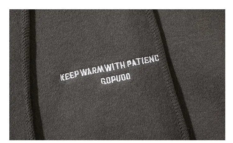 Slouchy hooded sweaters for men in winter American knitwear sweater port vibe small crowd high street lovers sweater trend top