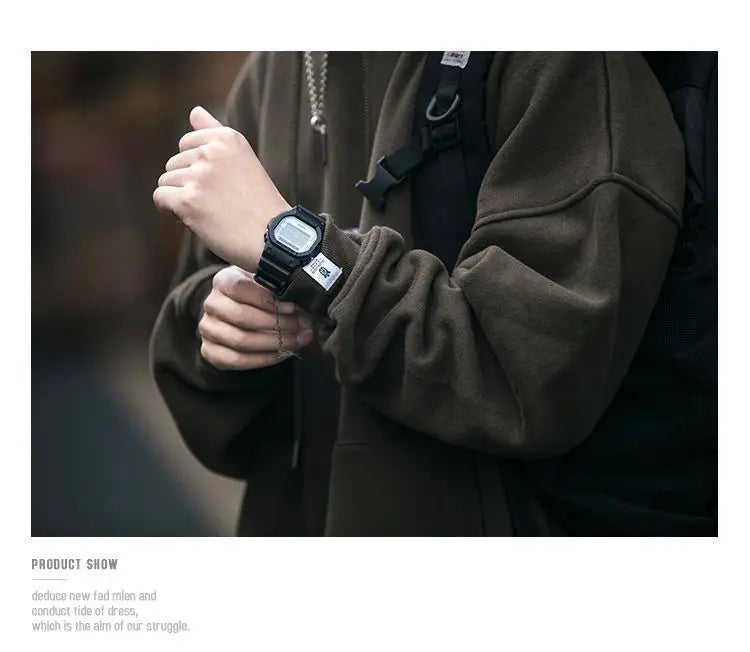 Slouchy hooded sweaters for men in winter American knitwear sweater port vibe small crowd high street lovers sweater trend top