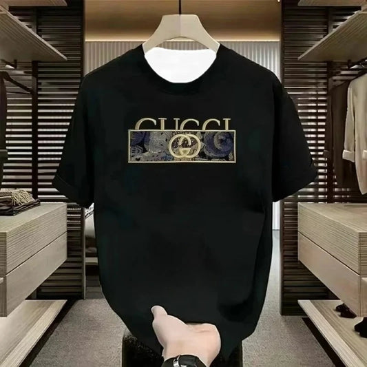 2025 NEW  Summer Trend New Fashion Brand Printed Men's and Women's Loose Top Short Sleeve Round Neck Half Sleeve T-shirt