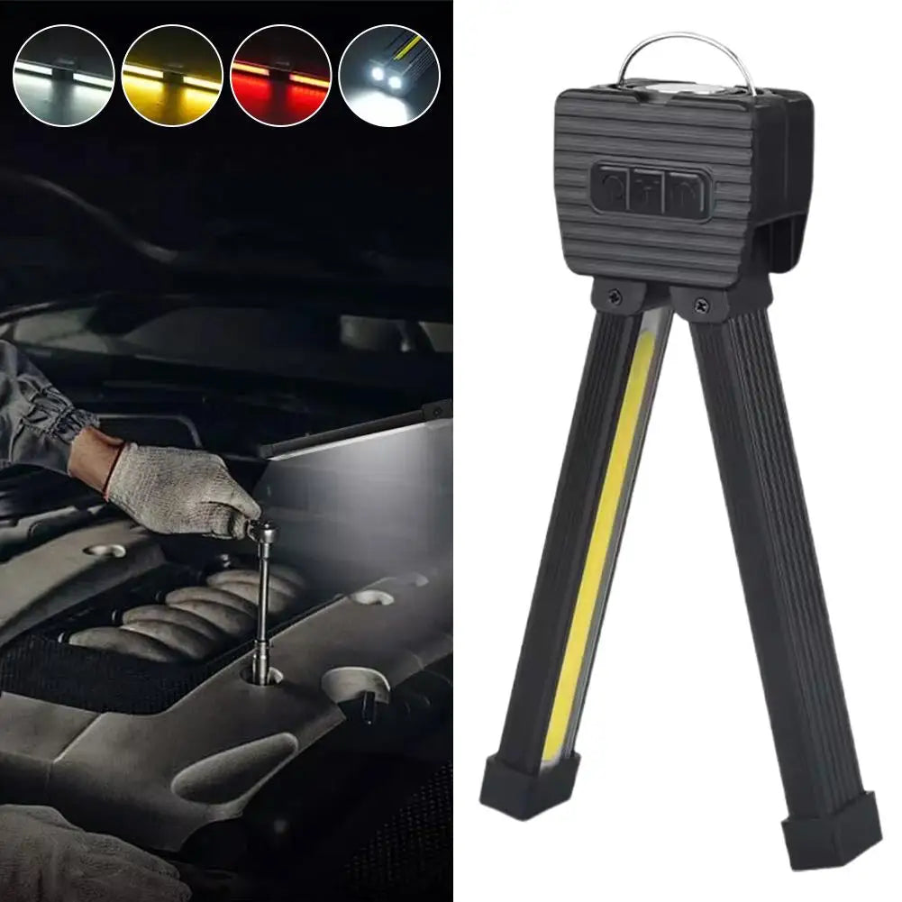 Gym Lamp For Posing,7th Gear Dimming,Portable Magnet LED Flashlight With Hook Car Accessories Hot Sale W3B7
