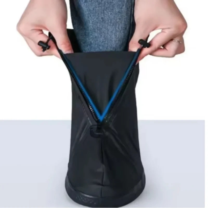 Waterproof Rain Shoes Cover Reusable Non-Slip Cycling Hiking Boot Covers Pants Shoes Protectors Rain Snow Wet Sand Boots Cover