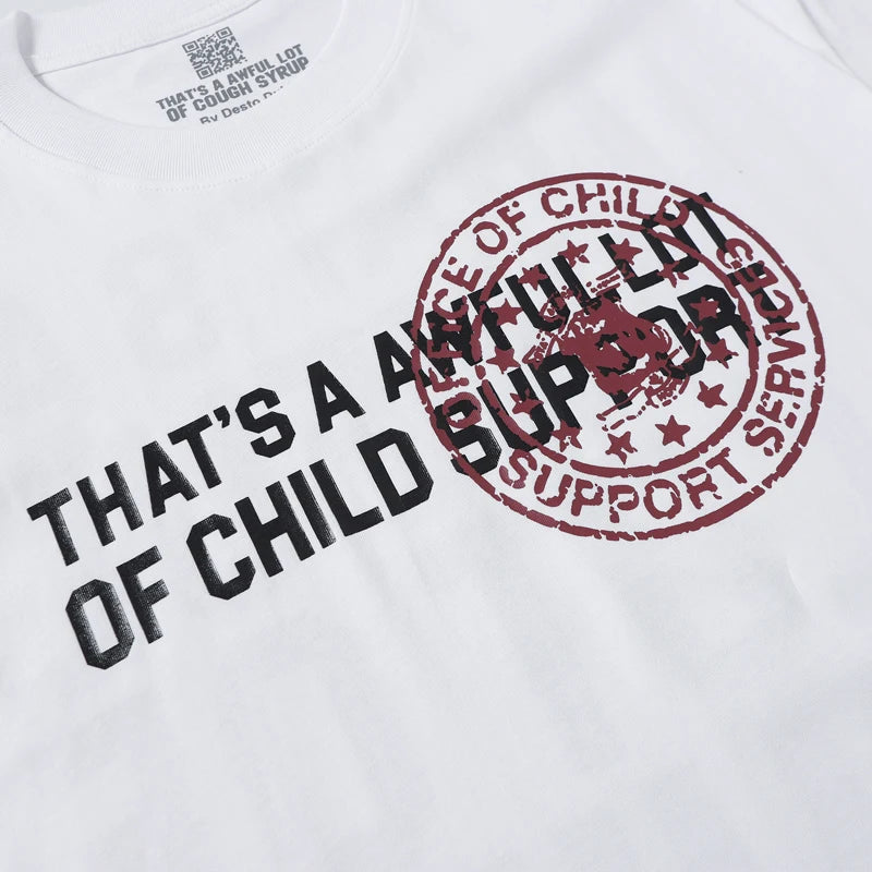 That's A Awful Lot of Cough Syrup T-shirts Tops Tees Personality Hip-hop Print Trend New Blue Short Sleeve Men's Clothing