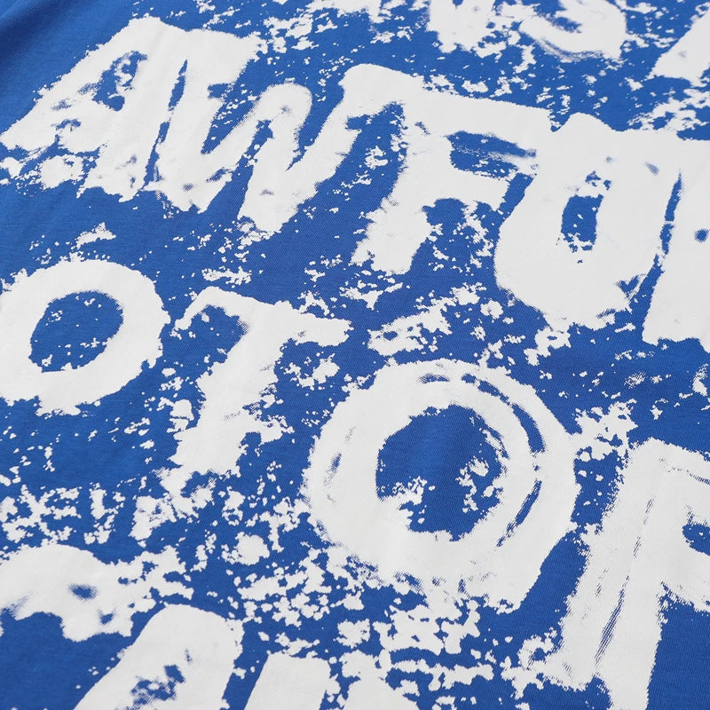 That's A Awful Lot of Cough Syrup T-shirts Tops Tees Personality Hip-hop Print Trend New Blue Short Sleeve Men's Clothing