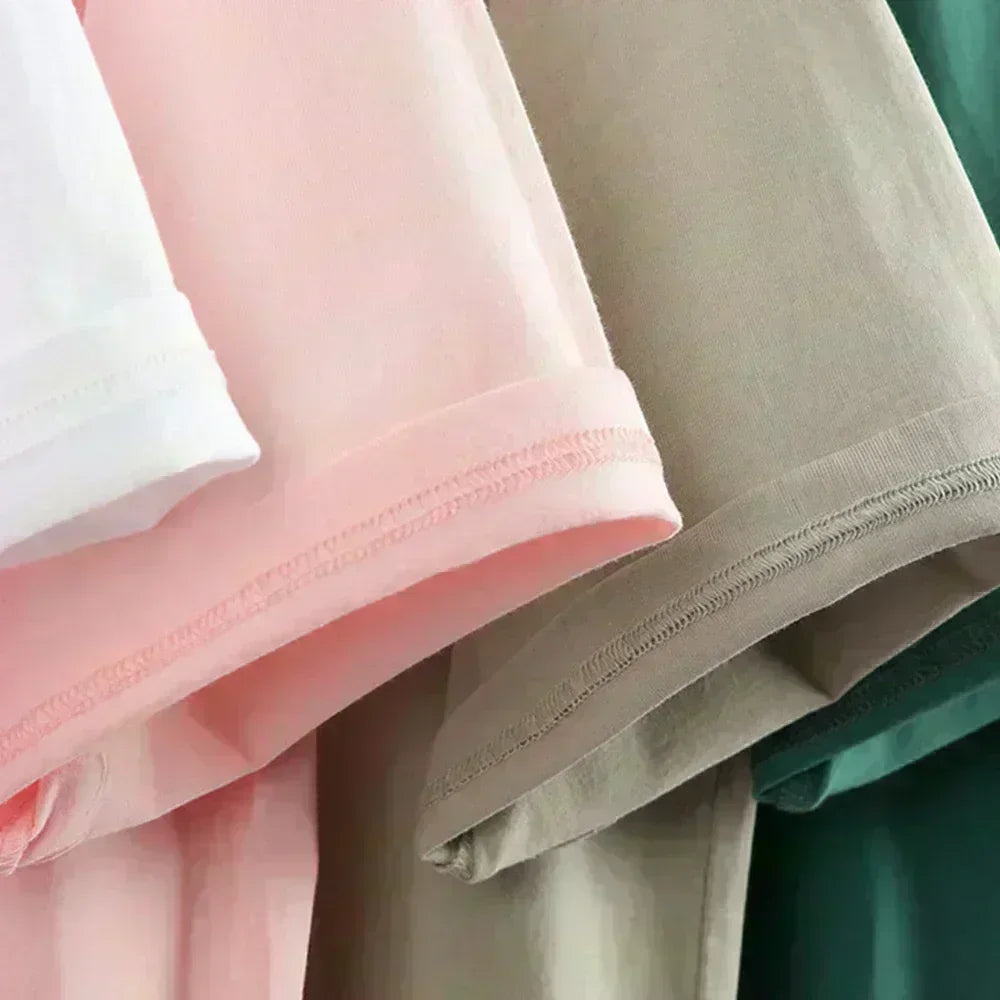 Summer Trend Brand New Fashion T-shirt Sports Leisure Loose T-shirt Cotton Printing Short Sleeve Fashion Streetwear Unisex