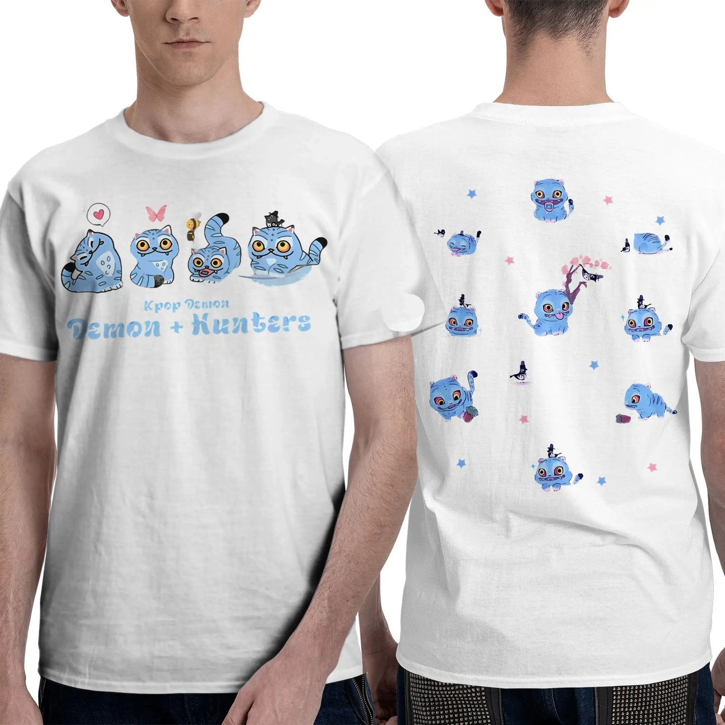 Men Women's T Shirt Saja Boys Demon Kpop Demon Hunters T Shirts Trending  Summer Tees Vintage Loose Cotton Tops Plus Size 2XL