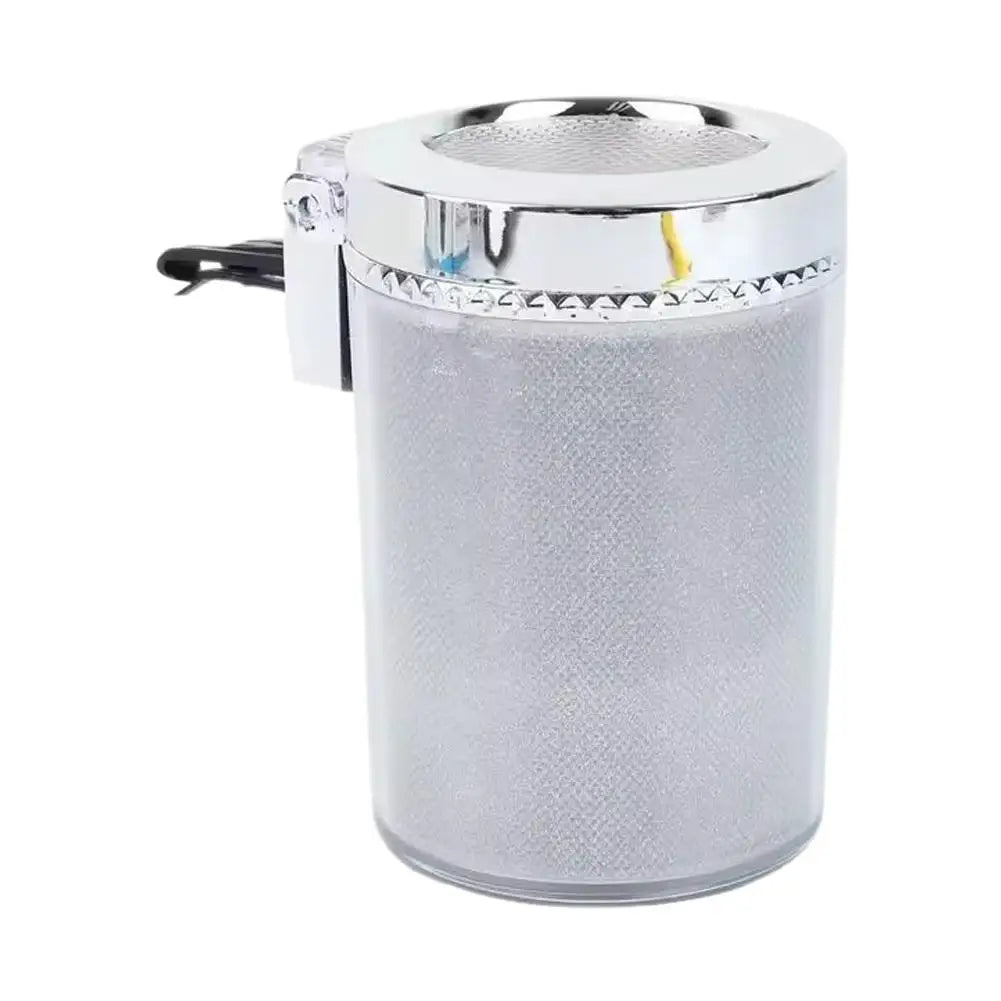 Portable Car Ashtray With LED Light Universal Multifunctional Air Vent Ashtray Flame Retardant Cigarette Holder Box