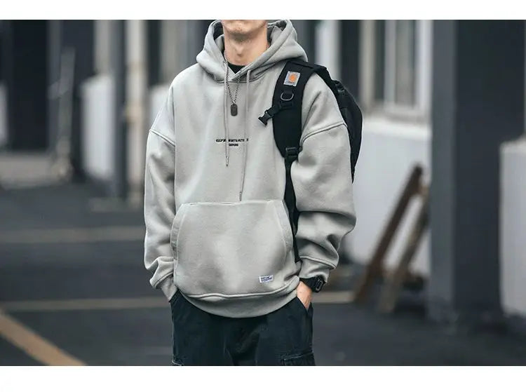 Slouchy hooded sweaters for men in winter American knitwear sweater port vibe small crowd high street lovers sweater trend top