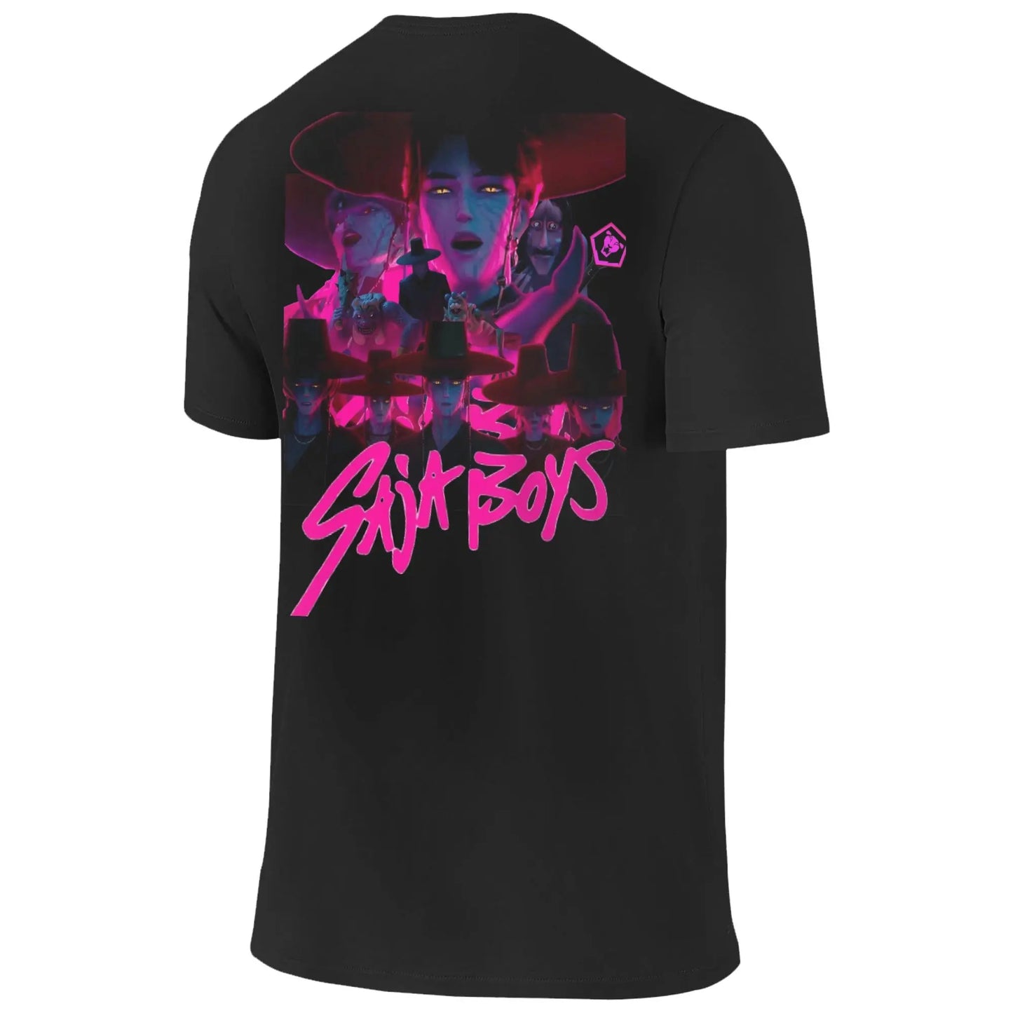 Men Women's T Shirt Saja Boys Demon Kpop Demon Hunters T Shirts Trending  Summer Tees Vintage Loose Cotton Tops Plus Size 2XL